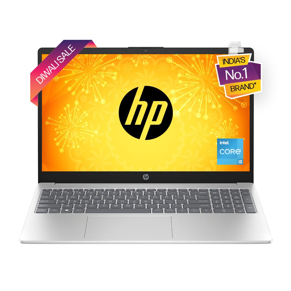 HP Laptop 15inch Intel Core i3 13th Gen 1315U - (8 GB/512 GB SSD/Windows 11 Home) (15 FD0186TU) Natural Silver