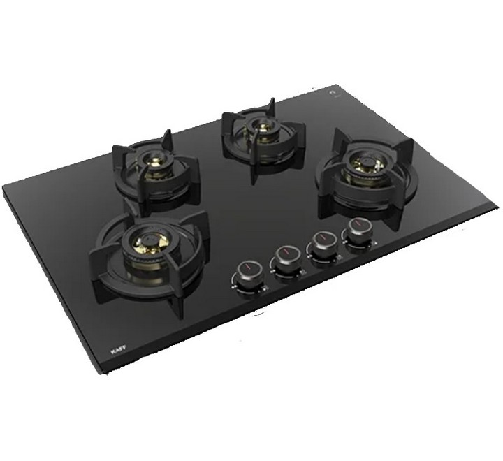 Kaff Built in Hob with Auto Electric Ignition Matt Black Drip Tray Flame Failure Device (ASF 784)