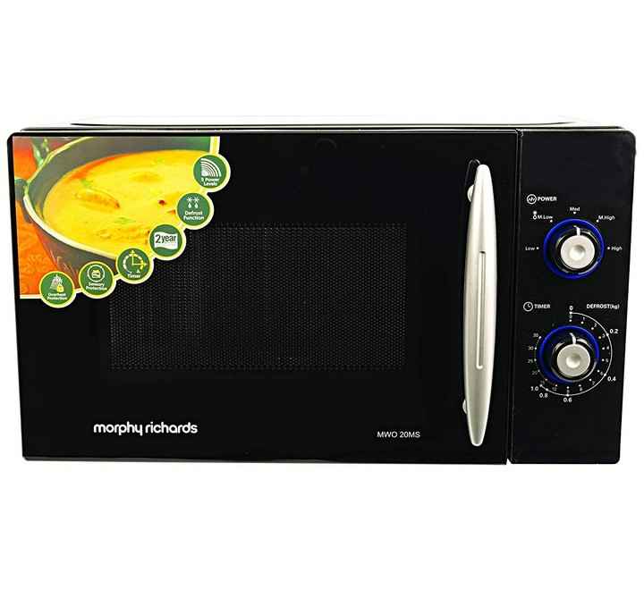 Morphy Richards 20 L Solo Microwave Oven (20 MS Black) (20MS)