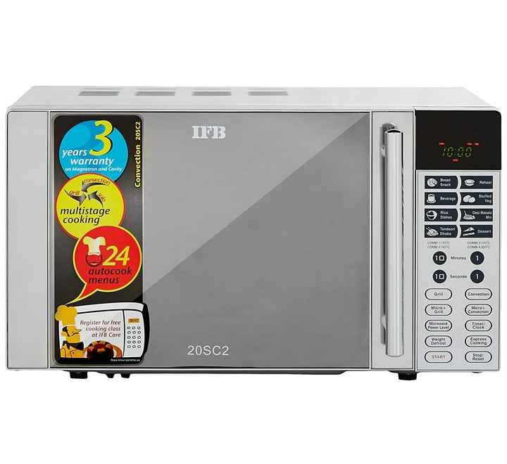 IFB 20 L Convection Microwave Oven (20SC2 Metallic Silver With Starter Kit) STANDARD