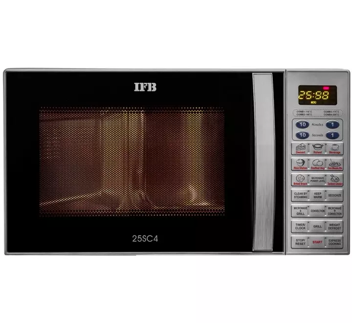IFB 25 L Convection Microwave Oven (25SC4 Metallic Silver With Starter Kit)