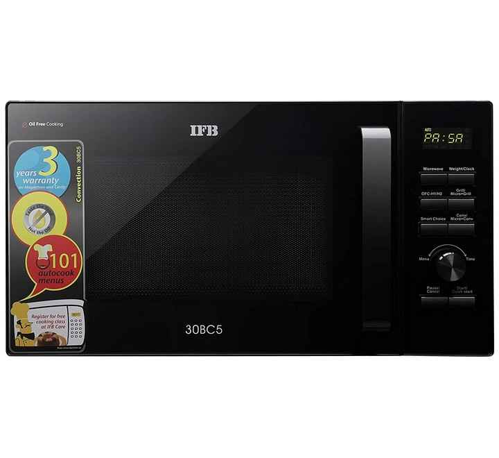 IFB 30 L Convection Microwave Oven (30BC5 Black Oil Free Cooking With Starter Kit)