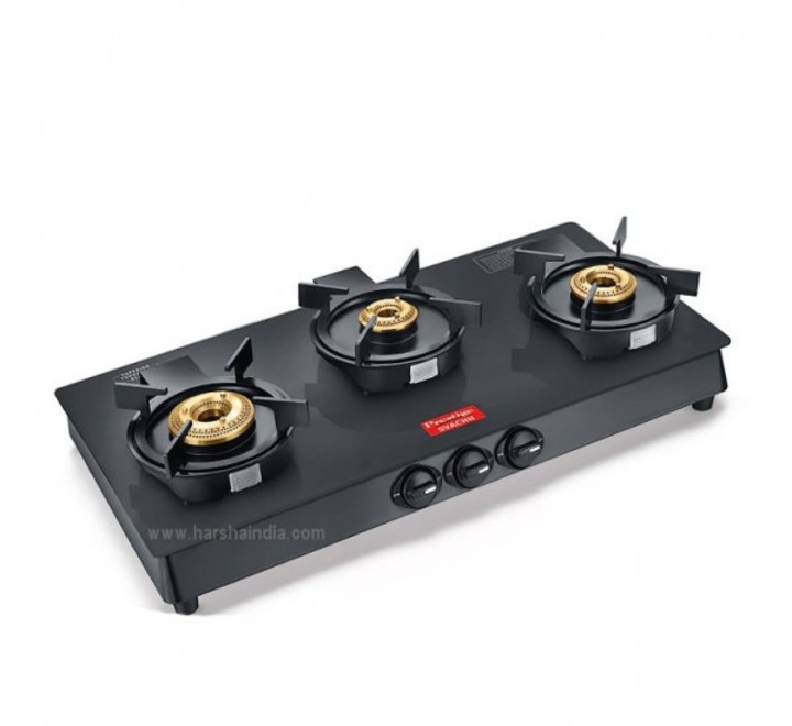 Prestige Gas Stove Glass Top 3 Burner Svachh Neo GTSN 03 (40383)