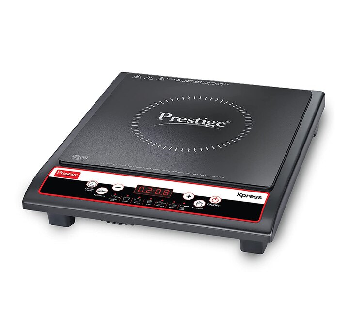 Prestige Xpress 1200W Induction Cooktop with Ceramic Plates Black (41992)