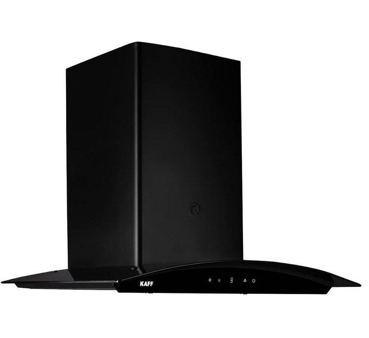 KAFF LIZ DHC 60 | Dry Heat Auto Clean | Heavy duty SS baffle filter | Black curved tempered glass | Touch control with digital display (LIZ DHC 60)