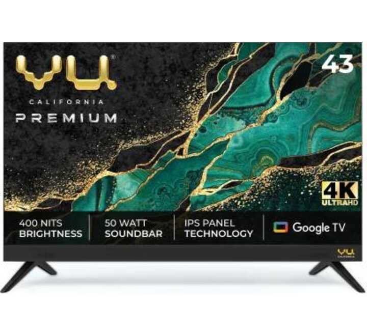 Vu 108 cm (43 inch) Ultra HD (4K) LED Smart Google TV (43CA (3Y))