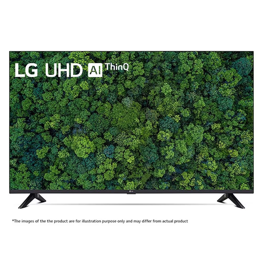 LG 108 cm (43 inches) UQ73 4K Ultra HD Smart TV with Alpha 5 Gen5 AI Processor 4K Alexa Built-in WebOS HDR ThinQ AI (43UQ7350PTA)