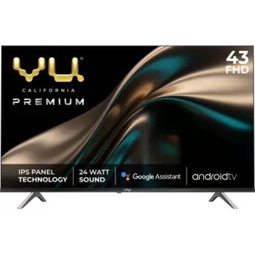 Vu Premium TV 108 cm (43 inch) Full HD LED Smart Android TV 2022 Edition  (43GA (3Y))