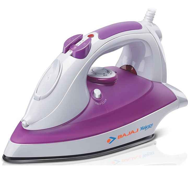 Buy BAJAJ Majesty Rave Steam Iron 1250 W Steam Iron (Purple 440184 RAVE ...