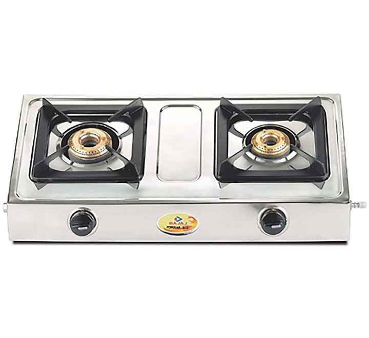 bajaj 2 burner glass top gas stove price