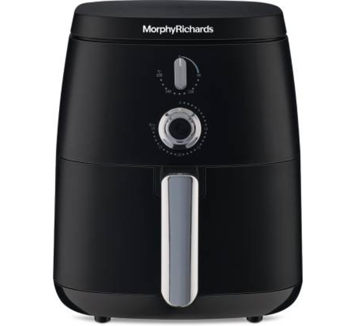 Morphy Richards Classic Knob Control Non-Stick Coated Basket Black Air Fryer (510059)