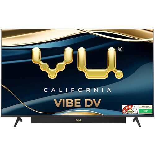 Vu 139cm (55 inches) Vibe Series 4K QLED Smart Google TV 55VIBE-DV3 Year Warranty