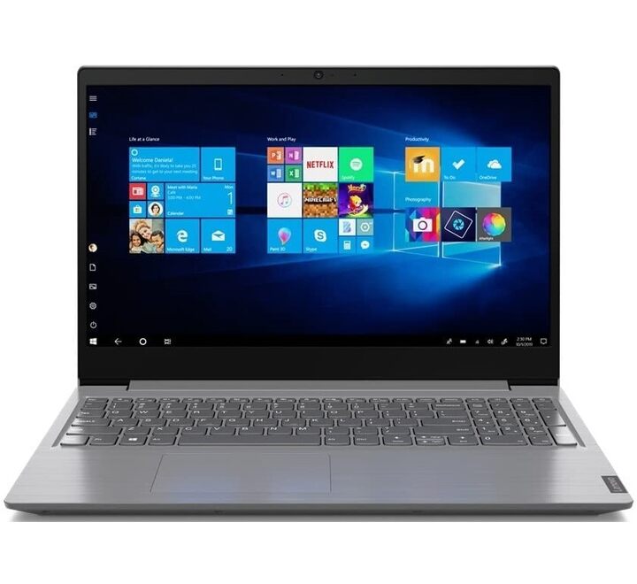 Lenovo V15 Intel Celeron N4020 15.6 inches FHD Thin & Light Business Laptop (4GB/256GB SSD/Windows 10 Home/Iron Grey/1.85Kg) (82C30053IH)