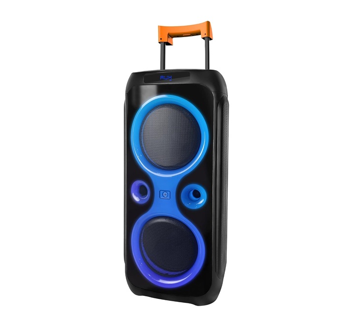 Artis BT916 120W Wireless Bluetooth Party Speaker with EQ Mode/FM/USB/Aux in/Guitar in/TF Card & Wireless Mic. (BT916)