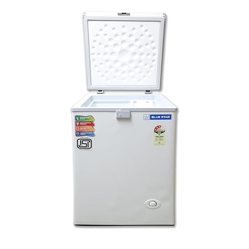 Blue Star CF3-130NEYW 130 Liter Single Door Deep Freezer (108 Liter White 3-star)