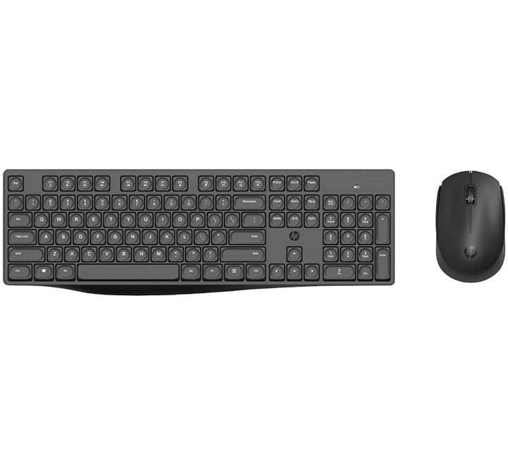 HP CS10 Wireless Multi-Device Bluetooth Keyboard and Mouse Set USB Plug and Play with 2.4 GHz Wireless Connection800/1200/1600 Dpi/Long Battery Life Black (CS10)