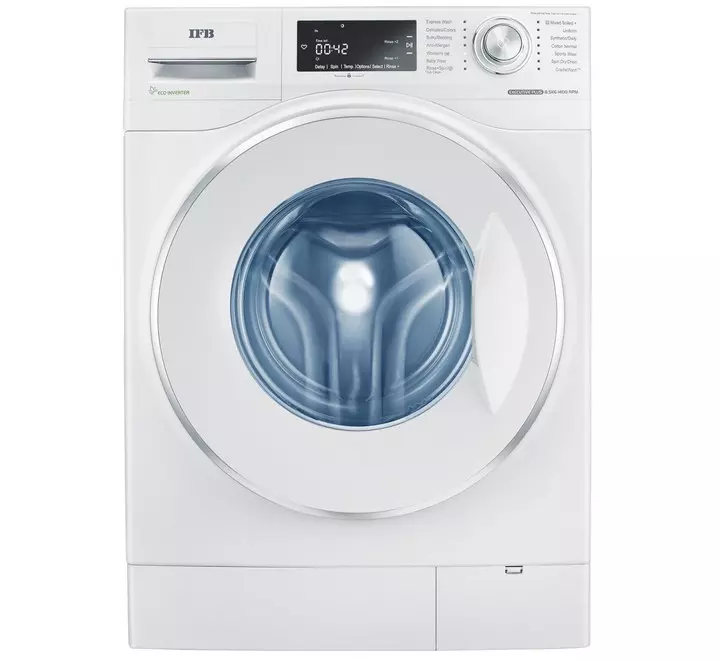 IFB 8.5 kg 5 Star Fully-Automatic Front Loading Washing Machine (EXECUTIVE PLUS VX ID White In-Built Heater 4D Wash technology)