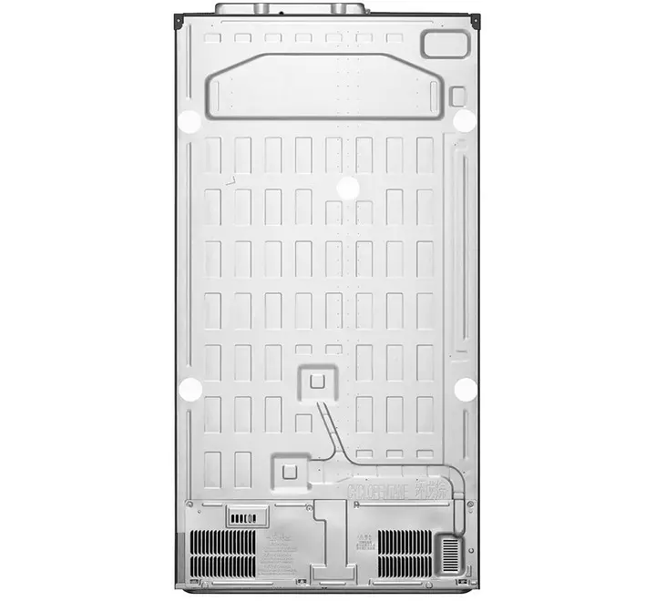 LG 688 Ltrs Side By Side Inverter Refrigerator (GCB257KQBV Matt Black)