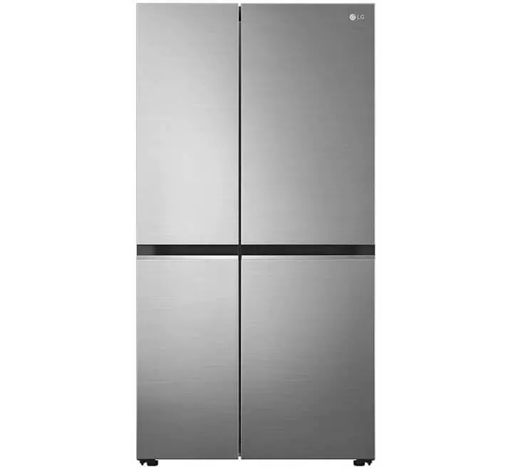 LG 694 Litres Frost Free Inverter Side-by-Side Refrigerator (DoorCooling+ GC-B257SLUV.APZQEB Shiny Steel)