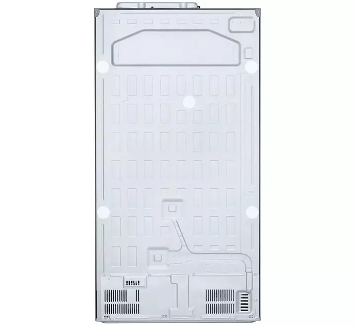 LG 694 Ltrs Frost Free Side By Side Inverter Refrigerator (GCB257UGBM Black Glass)