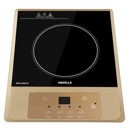 Havells 1400W (Induction-Cooktop RT) Insta Cook RT Induction Cooktop Black(GHCICDHK140)