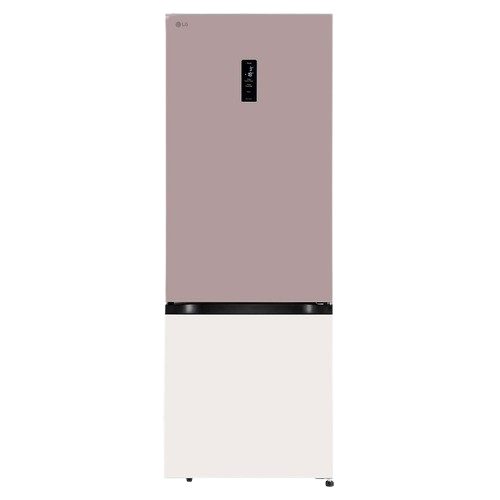 LG 340L 3 Star Frost FreeDouble DoorSmart Inverter CompressorBottom Freezer Refrigerator with DoorCooling+ AI ThinQWi-Fi ConvertibleExpress FreezeFull Wine Rack GL-B382FPTX.APTZEBN- Pink Tango