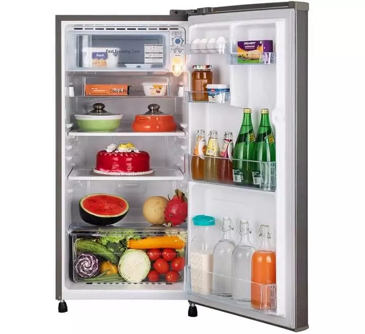 LG 190 L Direct Cool Single Door 2 Star Refrigerator  (Dazzle Steel GL-B199ODSC) (GLB199ODSC)
