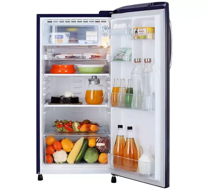 LG 190 Litres 3 Star Direct Cool Single Door Refrigerator (Antibacterial Gasket GL-B201ABED.ABEZEB Blue Euphoria)LG 190 Litres 3 Star Direct Cool Single Door Refrigerator (Antibacterial Gasket GLB201ABED.ABEZEB Blue Euphoria)