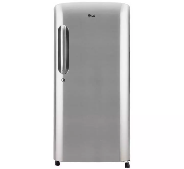 LG 190 L Direct Cool Single Door 3 Star Refrigerator  (Shiny Steel GLB201APZD.BPZZEBN)