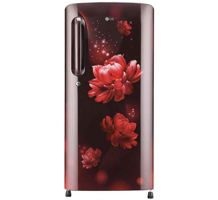 LG 190 litres 3 Star Single Door Refrigerator Scarlet Charm GL-B201ASCX