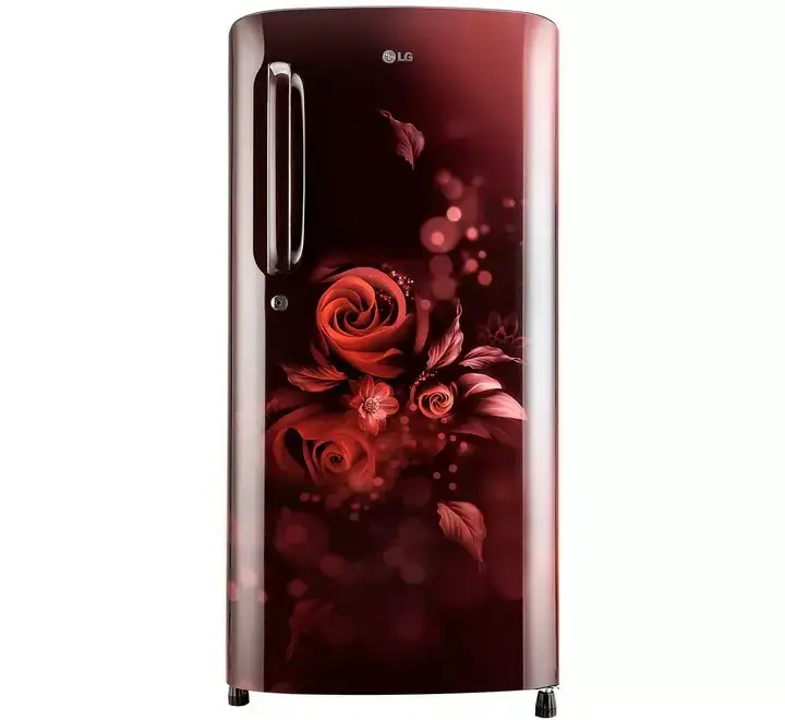 LG 190 Litres 3 Star Direct Cool Single Door Refrigerator (Antibacterial Gasket GLB201ASED.ASEZEB Scarlet Euphoria)