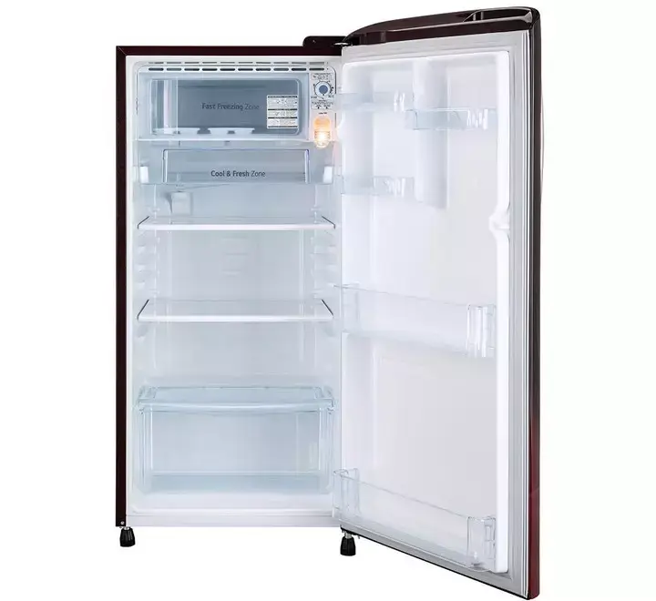 LG 190 Litres 3 Star Direct Cool Single Door Refrigerator (Antibacterial Gasket GLB201ASPD.ASPZEB Scarlet Plumeria)