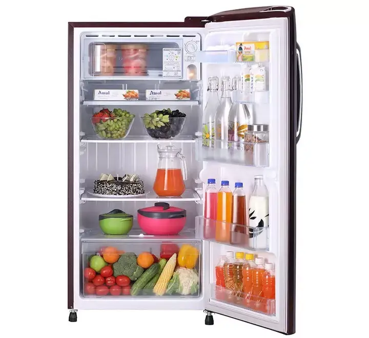 LG 215 L Direct Cool Single Door 3 Star Refrigerator  (Scarlet Plumeria GLB221ASPDSP)
