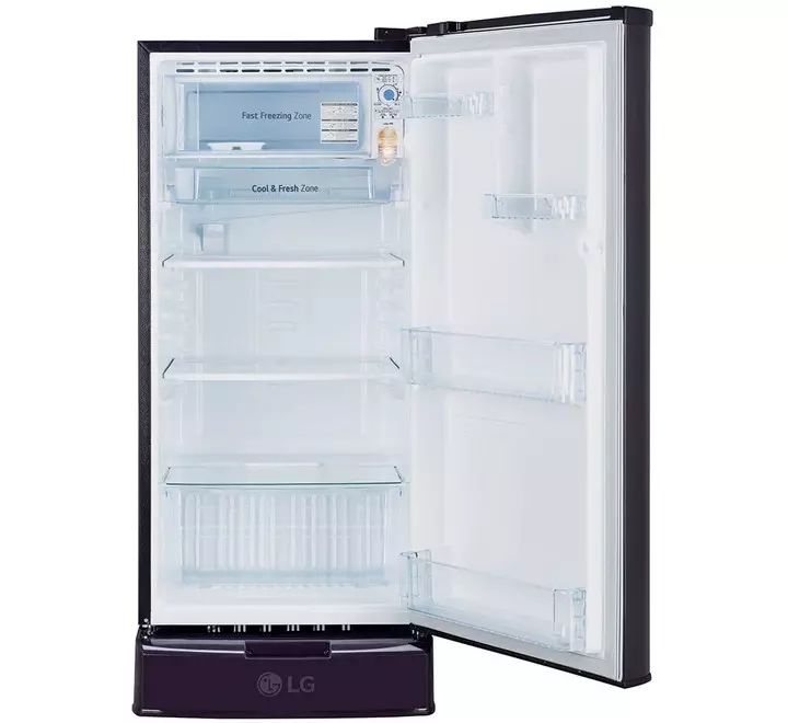 LG 190 L Direct Cool Single Door 1 Star Refrigerator (Purple Glow GLD199OPGB)