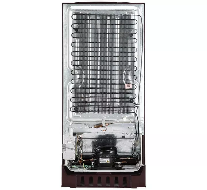 LG 190L 5 Star Inverter Direct-Cool Single Door Refrigerator (GL-D201ASEZ Scarlet Euphoria Base stand with drawer) Red