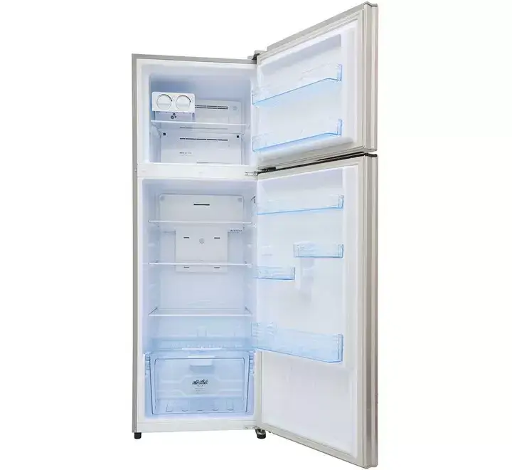 Lloyd 340 L Frost Free Double Door 3 Star Refrigerator  (Hairline Grey GLFF343AHGT1PB)