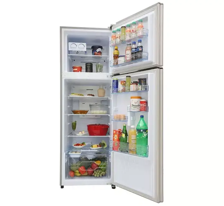 Lloyd 340 L Frost Free Double Door 3 Star Refrigerator  (Hairline Grey GLFF343AHGT1PB)