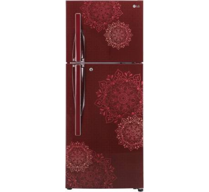 LG 242 L Frost Free Double Door 2 Star Refrigerator (GLN292RRRY.DRRZEBN)