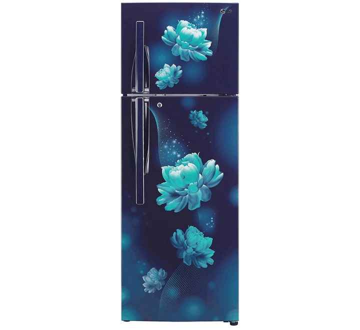 LG 308 L Frost Free Double Door 2 Star Convertible Refrigerator  (Blue Charm GL-T322RBCY)