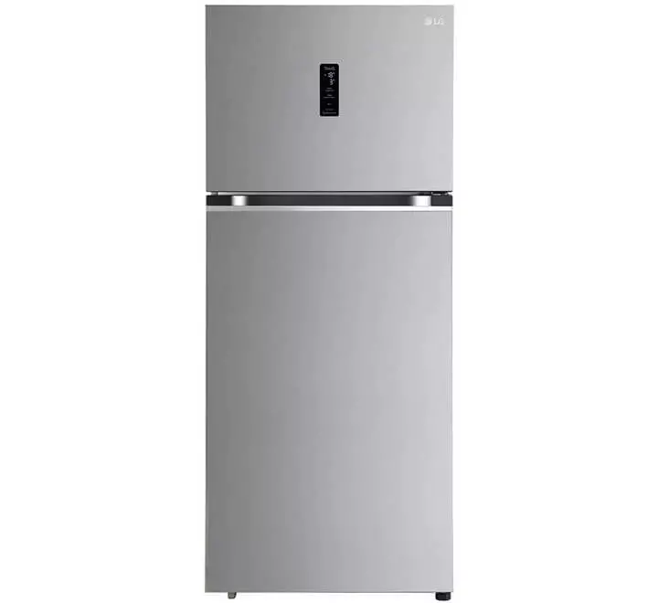 LG 408 L 3 Star Frost-Free Smart Inverter Wi-Fi Double Door Refrigerator (GL-T412VPZX Shiny Steel Convertible & Door Cooling+)