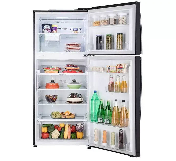 LG 437L 2 Star Smart Inverter Frost Free Refrigerator (GL-T432AESYEbony Sheen) (GLT432AESY)