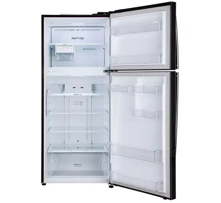 LG 437L 2 Star Smart Inverter Frost Free Refrigerator (GL-T432AESYEbony Sheen) (GLT432AESY)