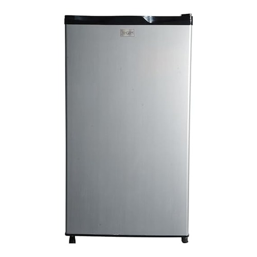 GEM 92 Litre 1 Star Direct Cool Single Door Mini Refrigerator GRDN-120HSTP Hairline Silver