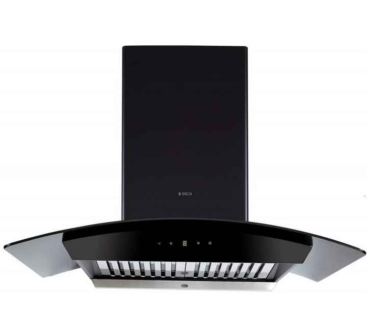 Elica 1200 m3/hr 90cm Wall Mount Chimney (Auto Clean WDAT HAC90NERO Black)