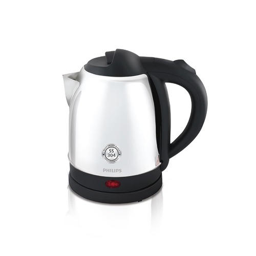 PHILIPS 1.5 liter Kettle with 25% thicker body for longer life triple safe auto cut off Stainless Steel 1500 Wat (HD9373/00)