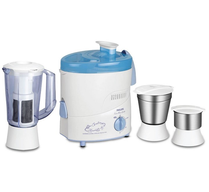 Philips HL1632 500-Watt 3 Jar Juicer Mixer Grinder with Fruit Filter (HL-1632)