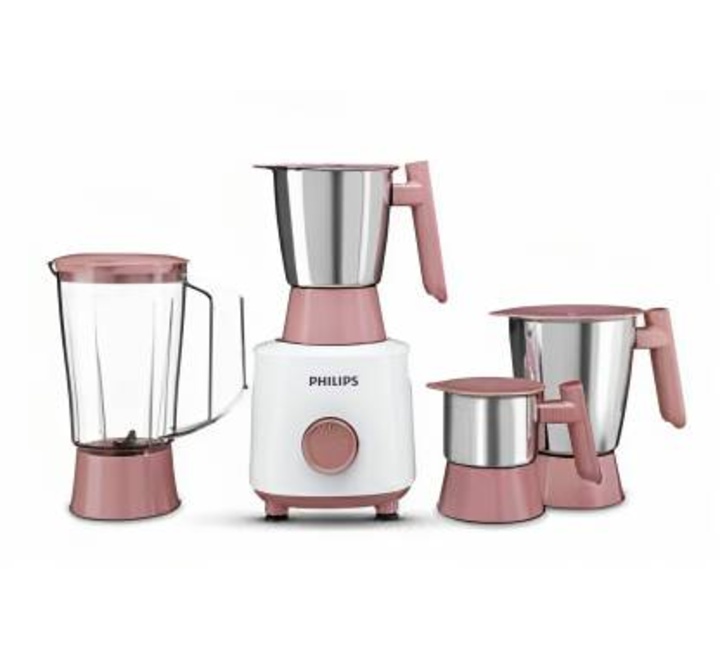 PHILIPS HL7536/00 Daily Collection 500 Mixer Grinder (4 Jars Peach) (HL7536/00)
