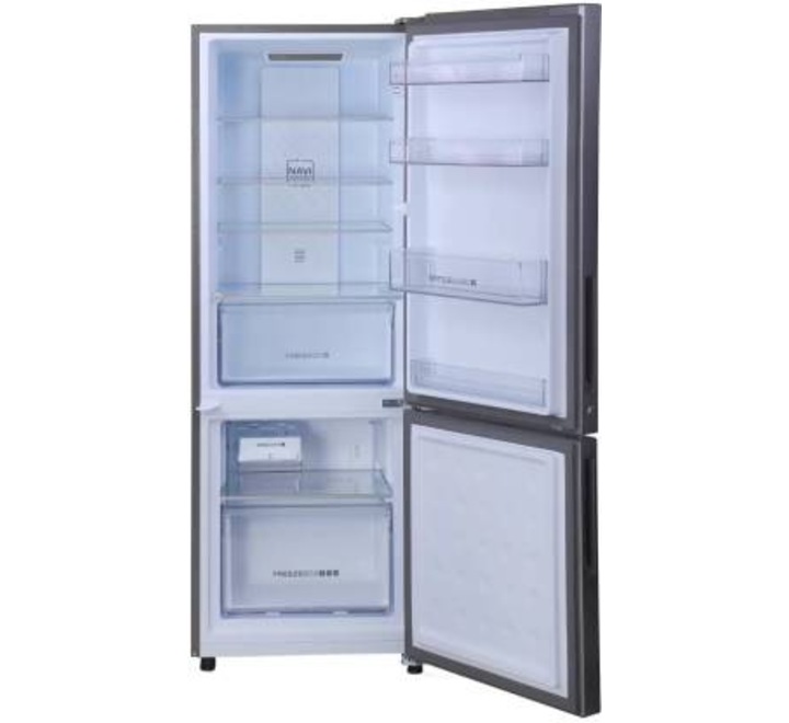 Haier 237 L Frost Free Double Door 2 Star Refrigerator (HRB2872BMS-P)
