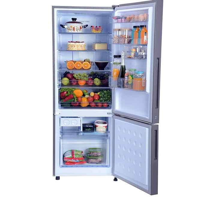 haier fridge double door stand