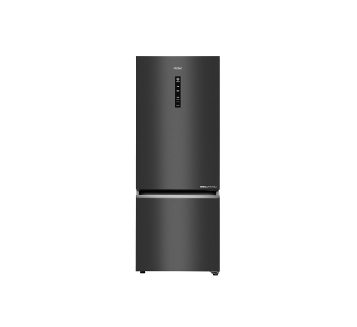 Haier 325 Litres Inverter Frost Free Double Door Bottom Mounted Refrigerator Black (HRB3752BGB-P)
